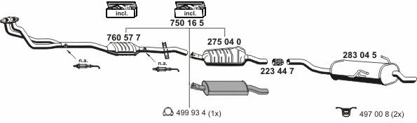  020262 Exhaust system 020262