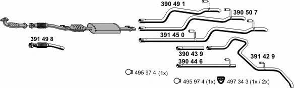  040588 Exhaust system 040588