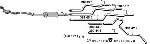  040589 Exhaust system 040589