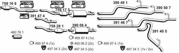  040593 Exhaust system 040593