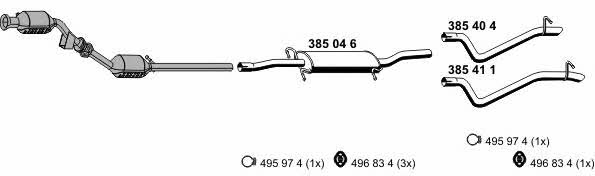 Ernst 040629 Exhaust system 040629