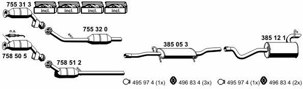  040634 Exhaust system 040634