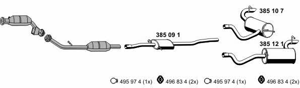  040635 Exhaust system 040635