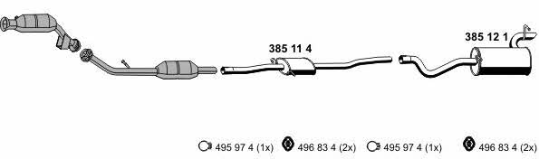  040636 Exhaust system 040636