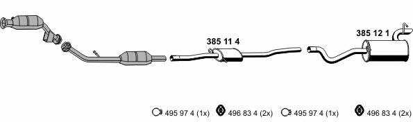  040642 Exhaust system 040642