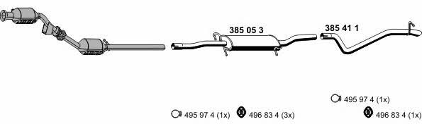 Ernst 040645 Exhaust system 040645