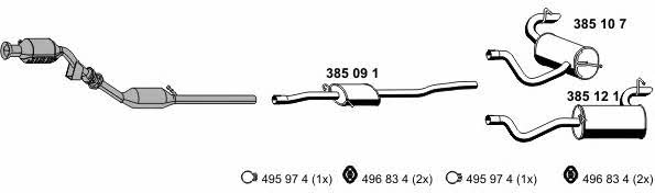  040646 Exhaust system 040646