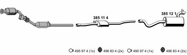  040647 Exhaust system 040647