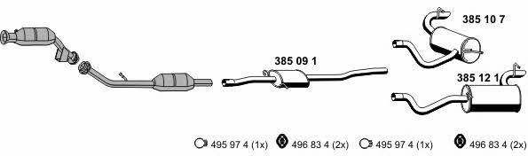 Ernst 040649 Exhaust system 040649