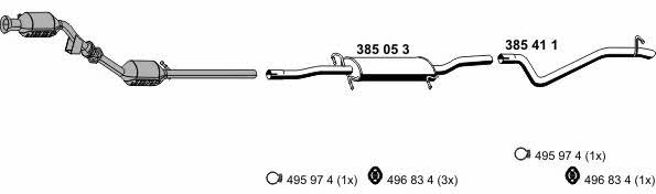 Ernst 040651 Exhaust system 040651