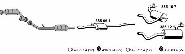  040655 Exhaust system 040655