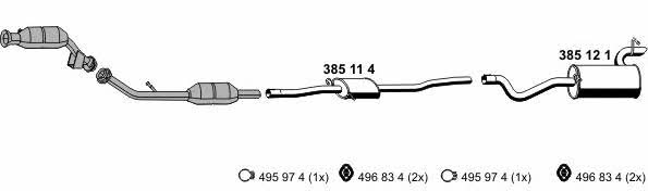  040656 Exhaust system 040656