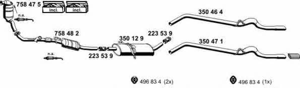  040732 Exhaust system 040732