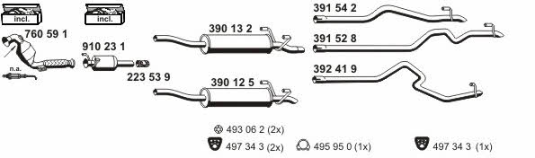  040740 Exhaust system 040740