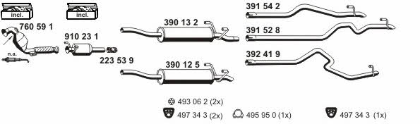 Ernst 040740 Exhaust system 040740