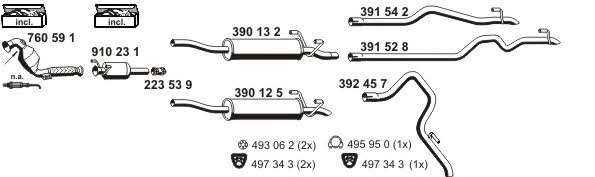 Ernst 040741 Exhaust system 040741