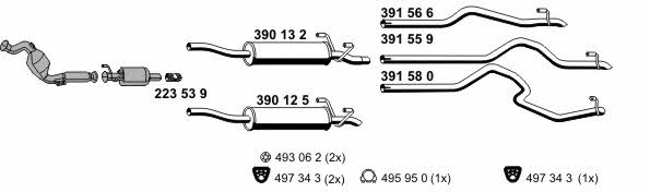  040745 Exhaust system 040745
