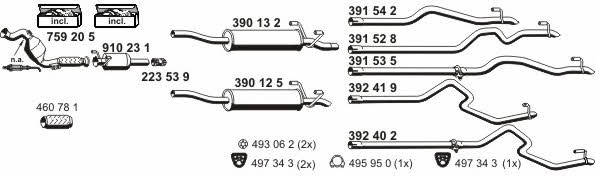  040747 Exhaust system 040747