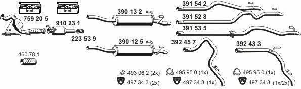 Ernst 040748 Exhaust system 040748