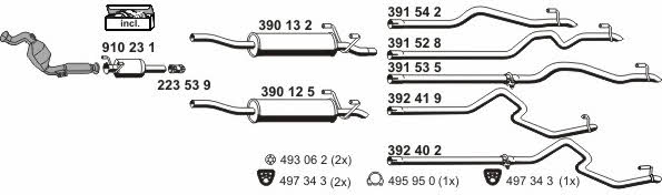  040751 Exhaust system 040751