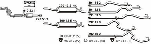 Ernst 040751 Exhaust system 040751