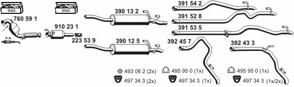  040752 Exhaust system 040752