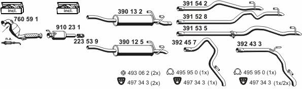 Ernst 040752 Exhaust system 040752