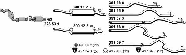  040756 Exhaust system 040756