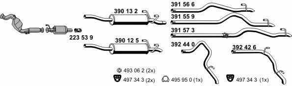  040757 Exhaust system 040757