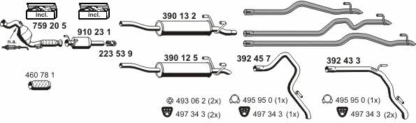 Ernst 040759 Exhaust system 040759