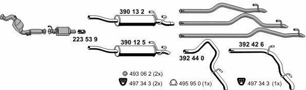 Ernst 040765 Exhaust system 040765