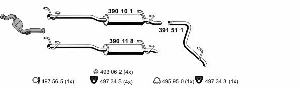  040771 Exhaust system 040771