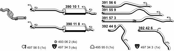 Ernst 040772 Exhaust system 040772