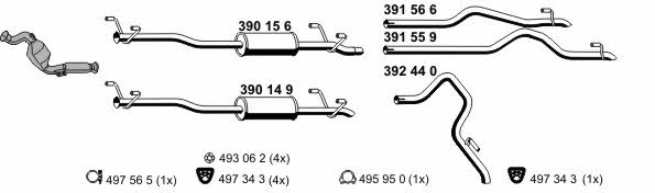  040777 Exhaust system 040777