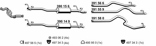  040781 Exhaust system 040781