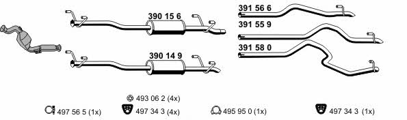 Ernst 040792 Exhaust system 040792