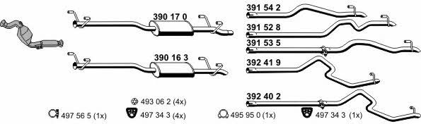  040837 Exhaust system 040837
