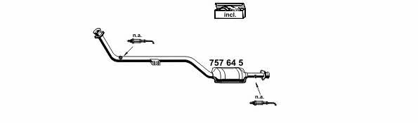  040842 Exhaust system 040842