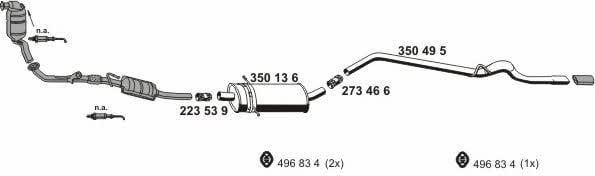 Ernst 040854 Exhaust system 040854