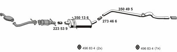 Ernst 040855 Exhaust system 040855