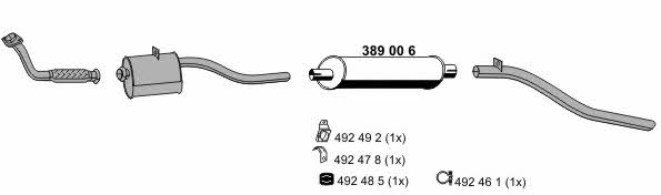  040893 Exhaust system 040893