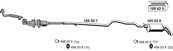 Ernst 071399 Exhaust system 071399