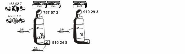 Ernst 080097 Exhaust system 080097