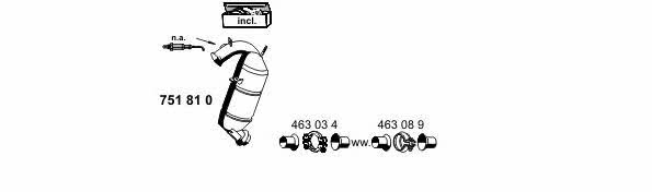  080182 Exhaust system 080182