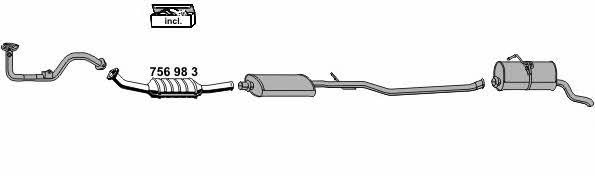 Ernst 080200 Exhaust system 080200