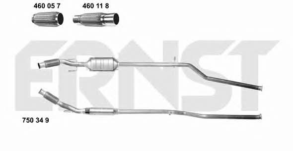 Ernst 750349 Catalytic Converter 750349