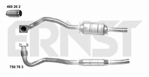 Ernst 750783 Catalytic Converter 750783