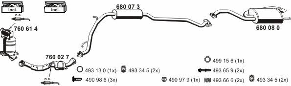  140079 Exhaust system 140079