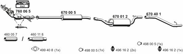  150067 Exhaust system 150067