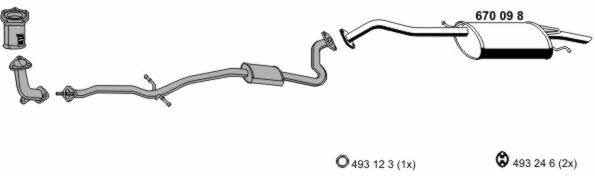  150069 Exhaust system 150069